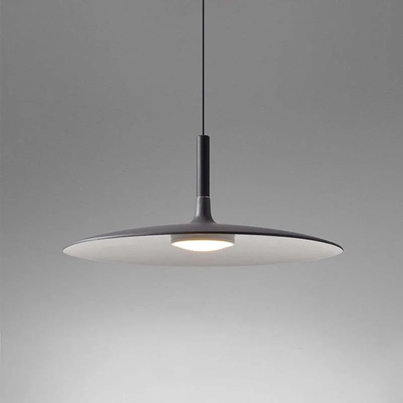 Lampe pendante plate nordique minimale