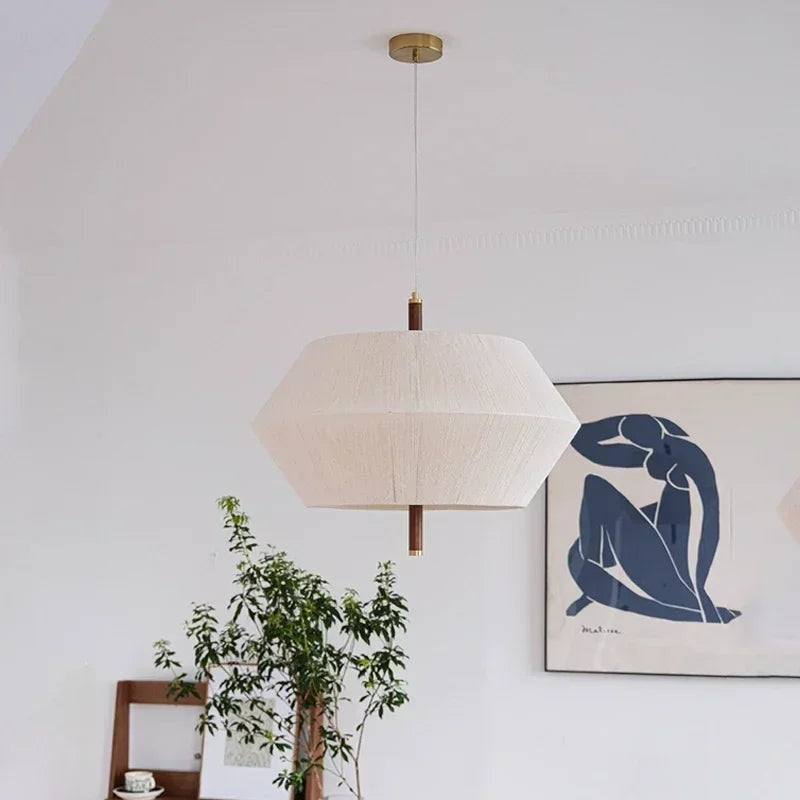 Plafonnier Wabi Sabi en rotin