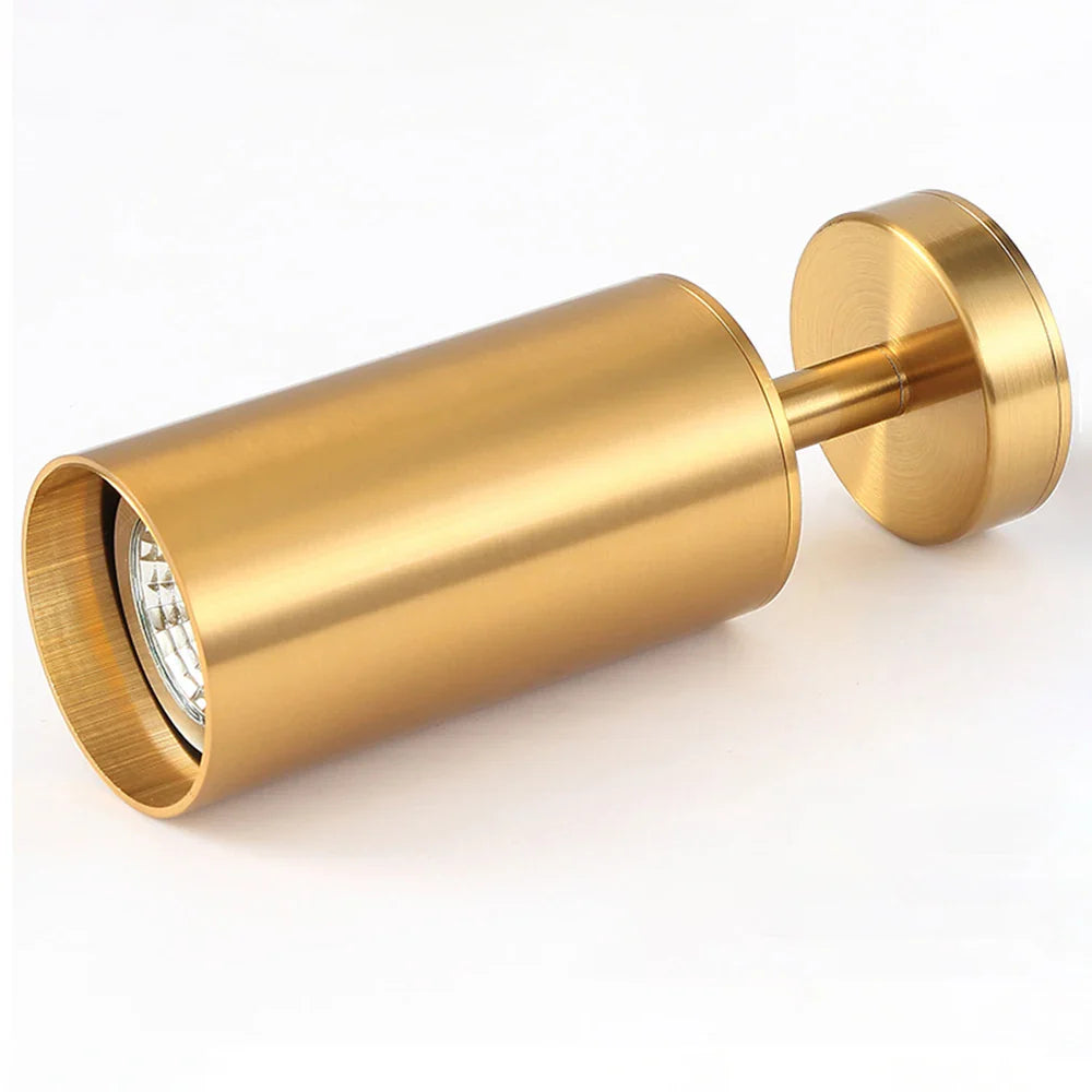 Plafonnier LED doré
