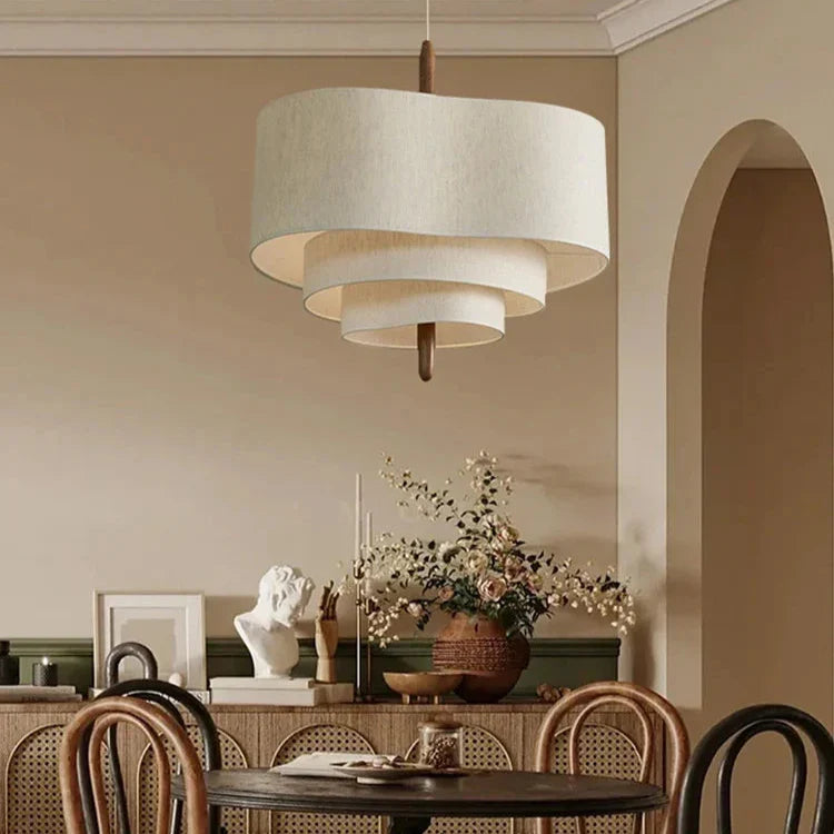 Lustre japonais en tissu Wabi Sabi