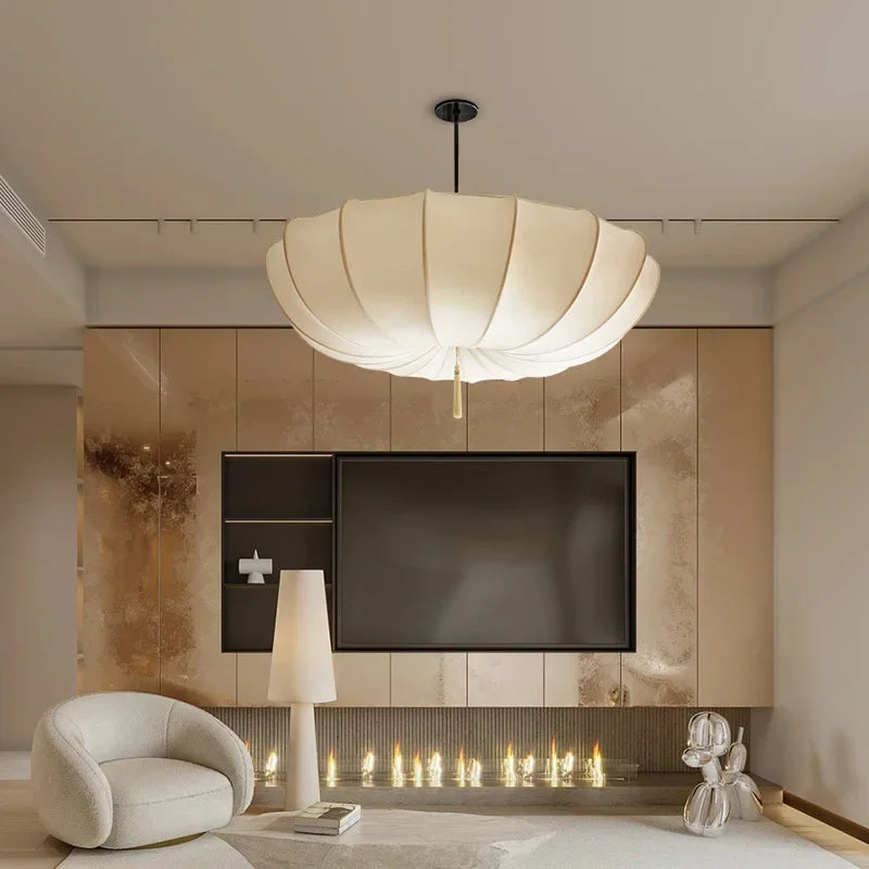 Lustre Wabi Sabi en tissu nordique