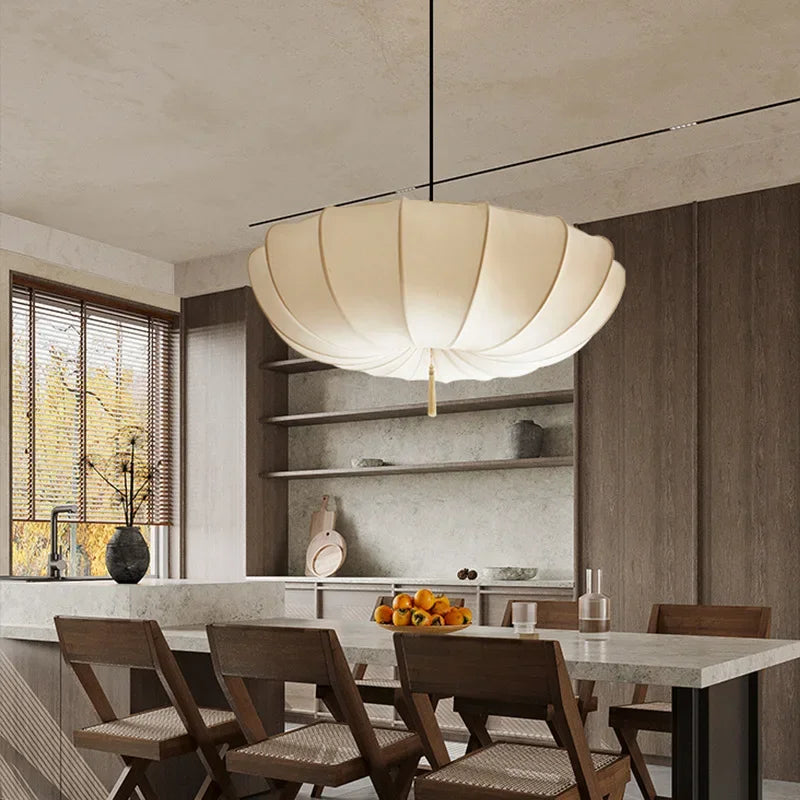 Lustre Wabi Sabi en tissu nordique