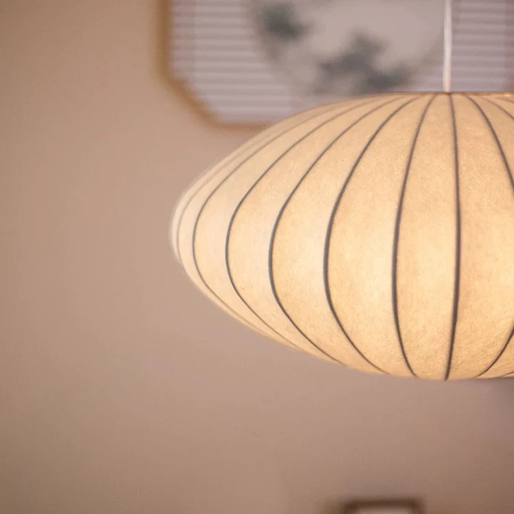 Lustre Japonais en Soie Wabi-Sabi