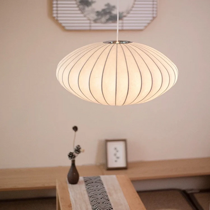 Lustre Japonais en Soie Wabi-Sabi