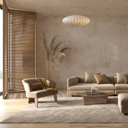 Lustre Japonais en Soie Wabi-Sabi