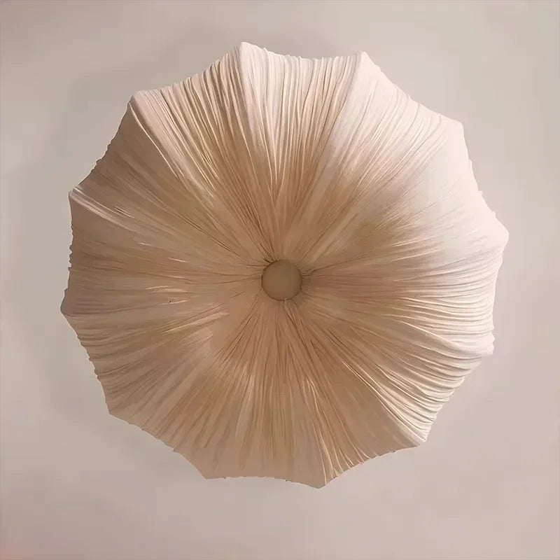 Lustre Japonais Wabi-Sabi en Tissu en Forme de U