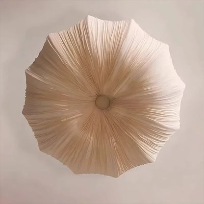 Lustre Japonais Wabi-Sabi en Tissu en Forme de U