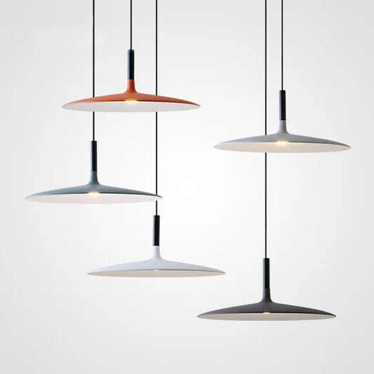 Lampe pendante plate nordique minimale