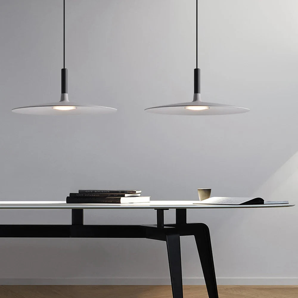 Lampe pendante plate nordique minimale